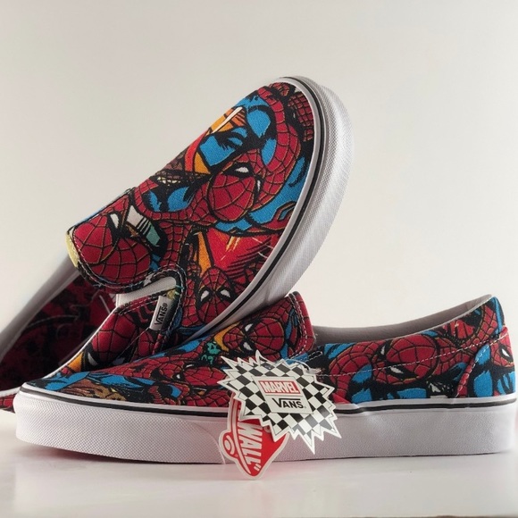 Vans Other - Vans X Marvel spider man slip ins new with box